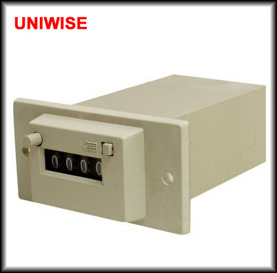 AC 220V 50/60HZ 4 Digits Electromagnetic Counte